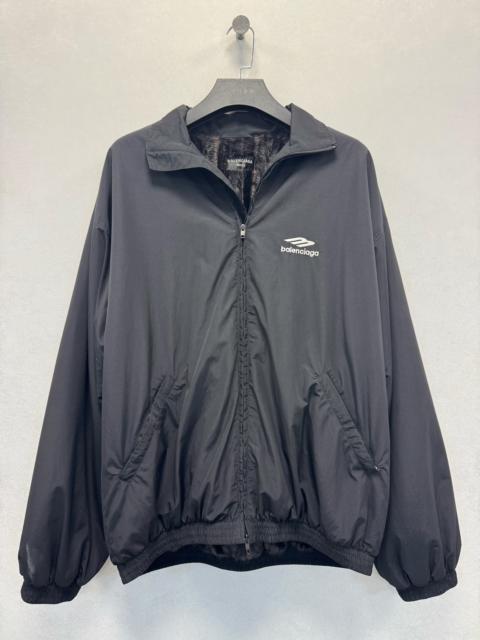 BALENCIAGA Balenciaga 2025 new collection, fully lined fleece jacket with eagle motif.