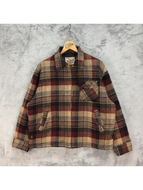 Other Designers Vintage - WOOLRICH RUGGED WOOL CHECKED TARTAN JACKET #5502-194