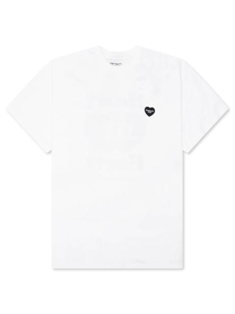 Carhartt HEART II HARTT S/S T-SHIRT - WHITE