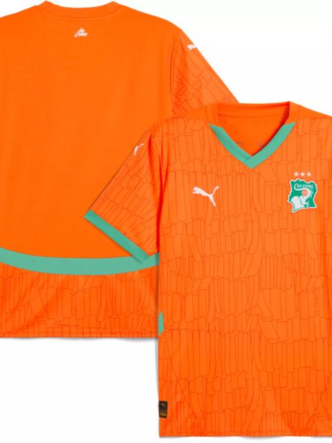 PUMA PUMA Men's Ivory Coast Orange Home Replica Jersey