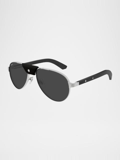 Men's CT0495SM Metal Aviator Sunglasses