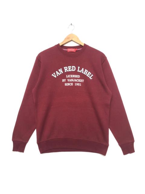 Other Designers Sportswear - Vintage 90s Vansport Red Label Logo Sweatshirt | M | Swag