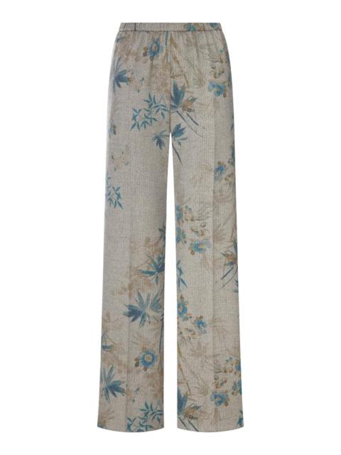forte_forte Forte Forte Women Floral Print Palazzo Trousers