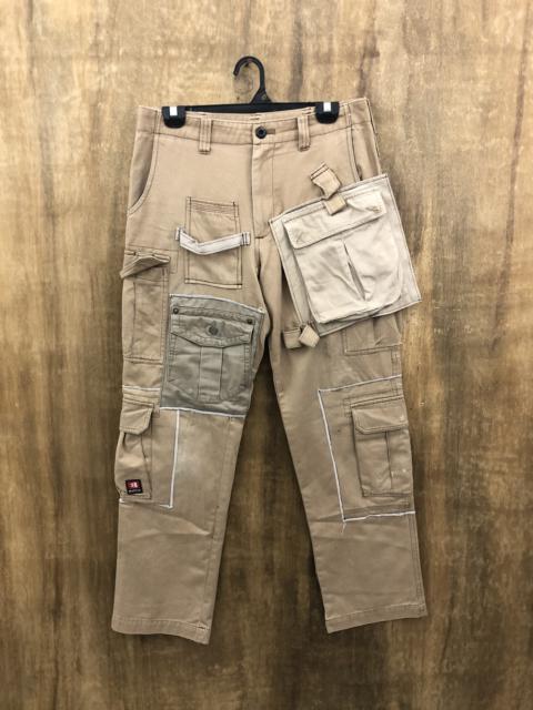 Other Designers Custom - Reworked13 Pockets Cargo Pants Patchwork Pants