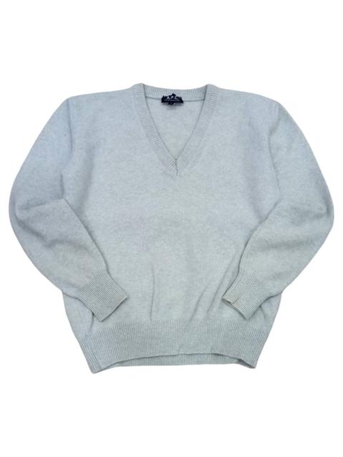 A.P.C. A.P.C. × Designer - A.P.C. Made in Italy Wool V-Neck Sweater
