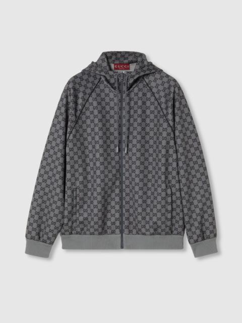 GUCCI Printed GG neoprene zip jacket