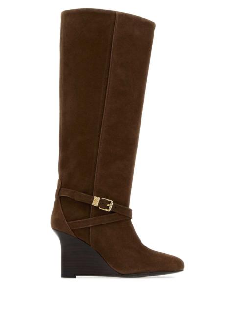 GANNI Ganni Women Brown Suede Boots
