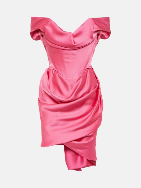 Vivienne Westwood Nova Cora crêpe satin minidress