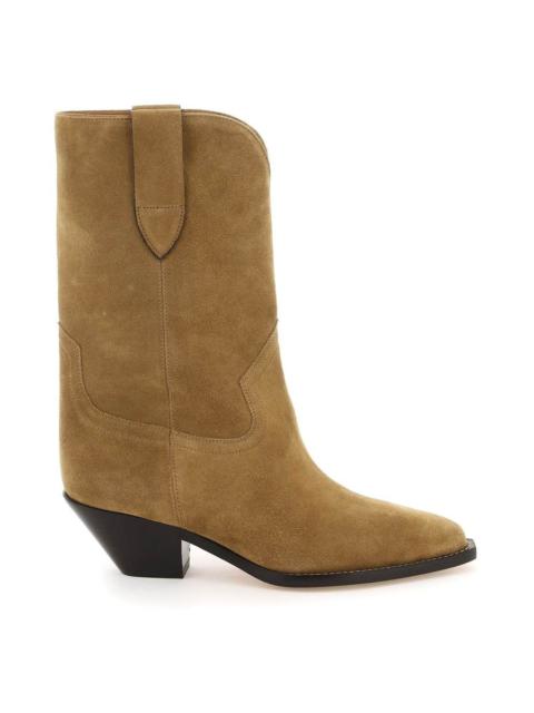 ISABEL MARANT DAHOPE SUEDE BOOTS