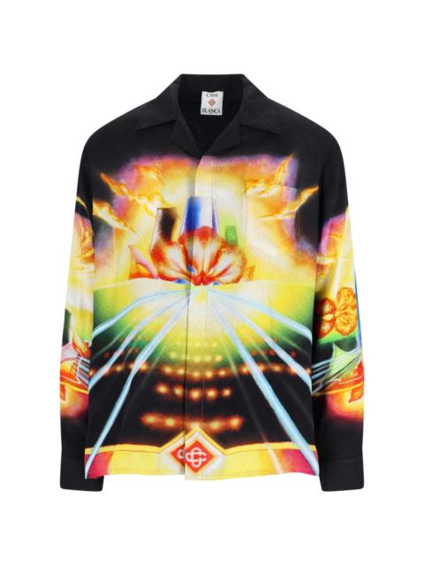 CASABLANCA 'ORCHID' SILK SHIRT