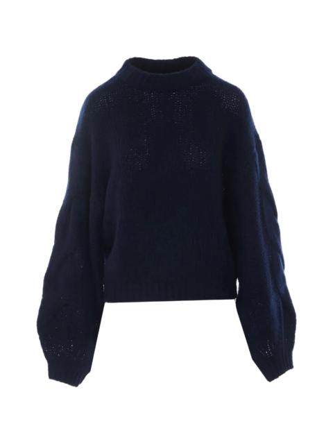 LISA YANG Runi Sweater in Navy