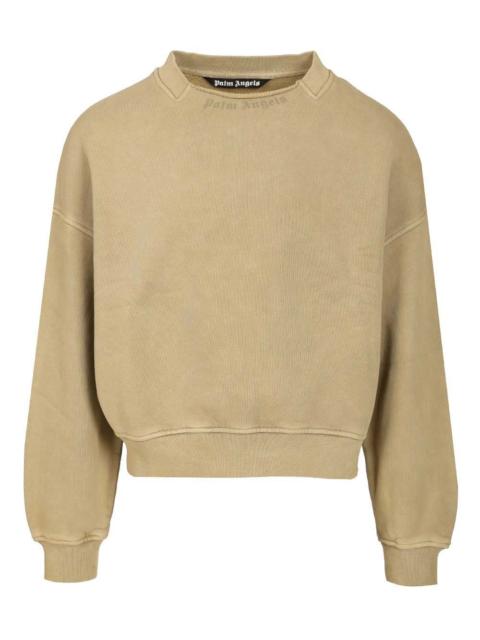 Palm Angels Palm Angels Men Curved Logo Sweatshirt