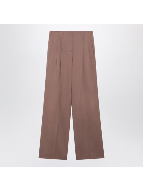 Golden Goose Golden Goose Straight-Leg Bronze Pink Virgin Wool Trousers Women