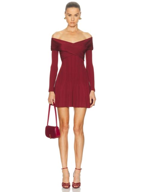 self-portrait Knit Mini Dress