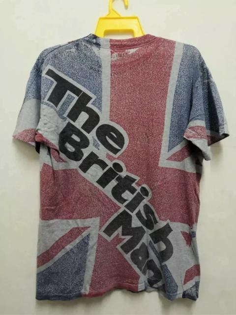 Other Designers Vintage - Vintage The British Man Tee OverPrint Spell Out Hiphop