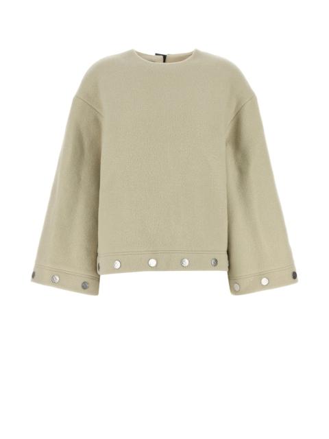 Nanushka Sand wool blend oversize Anwen blouse