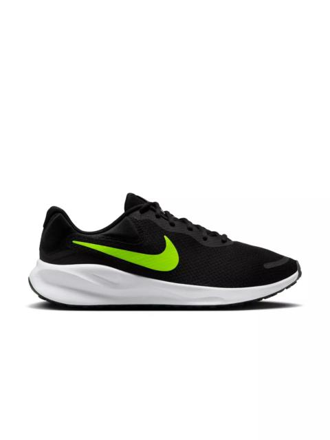 Nike Revolution 7 "Black/White/Volt" Men's Running Shoe