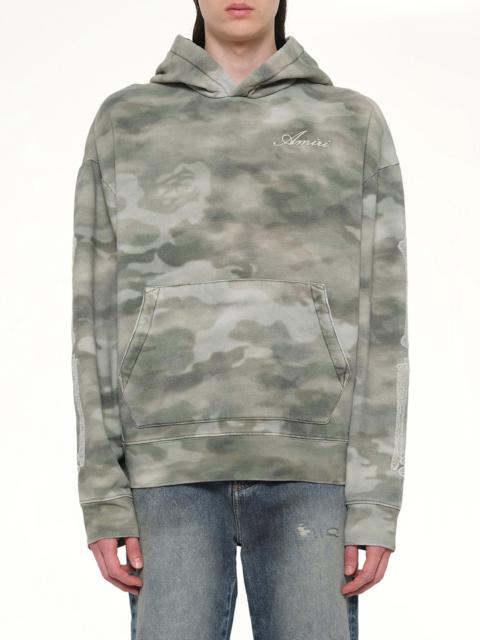 AMIRI Bones Oversized Hoodie in Camo