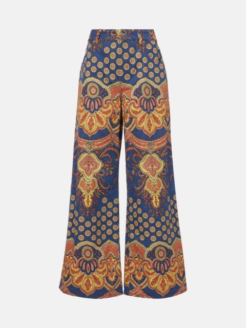 Valentino Voyage Imaginaire wide-leg jeans