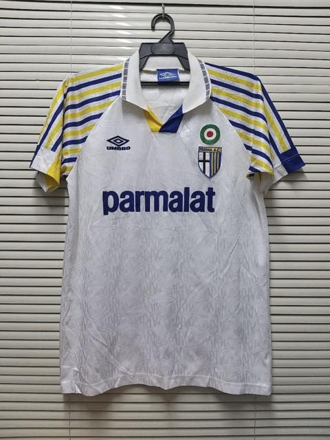 umbro RARE🔥🔥VINTAGE 91-93 PARMA FC UMBRO PARMALAT HOME JERSEY