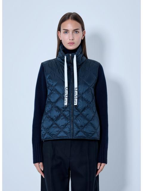Max Mara Max Mara Women Quilted Gilet With Drawstring Collar