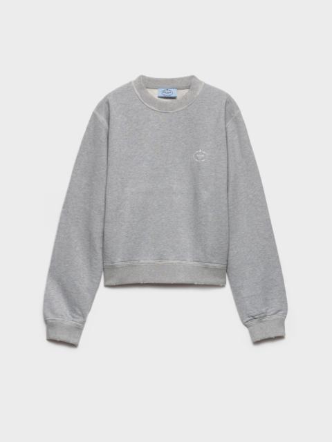 Prada Cotton crew-neck sweatshirt