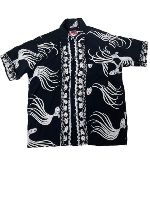 Other Designers Other - Goldfish Rayon Aloha Shirt