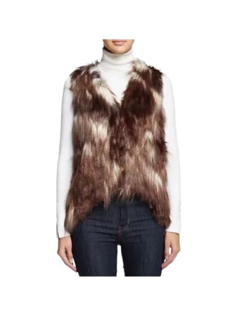 Other Designers Romeo & Juliet Couture - Romeo and Juliet Couture Vest Jacket- Brown/Beige