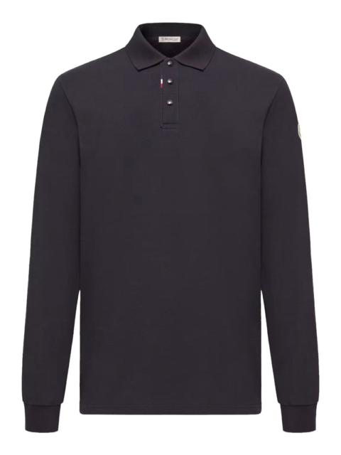 Moncler Moncler Men Cotton Piqué Polo Shirt With Logo