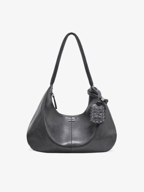GANNI STEAL GREY XXL HOBO BAG