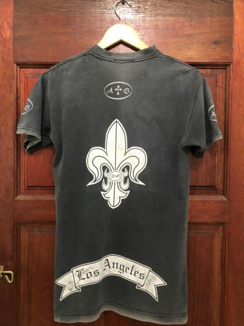 Other Designers Other - Vintage 90s Iconic Chrome Heart Los Angeles Sun Faded Shirt