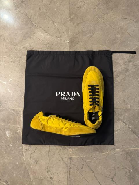 Prada Prada Collapse sneakers by Raf Simmons in Yellow