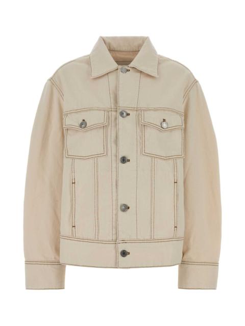 AMI Paris Ami Women Sand Denim Jacket