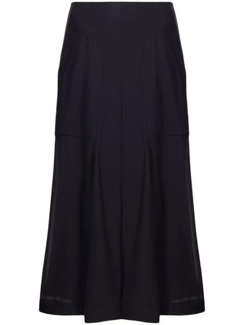 FERRAGAMO high-waisted midi skirt