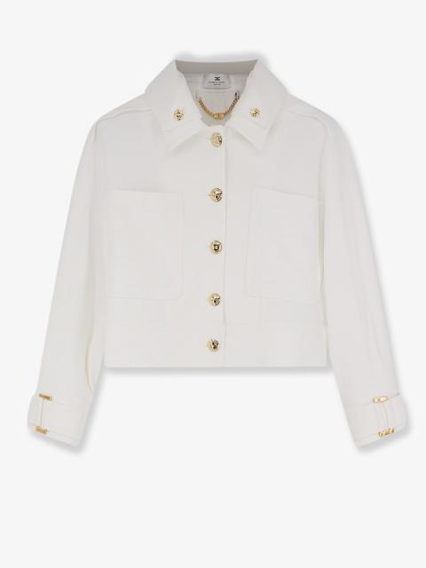 ELISABETTA FRANCHI Cropped Viscose Jacket