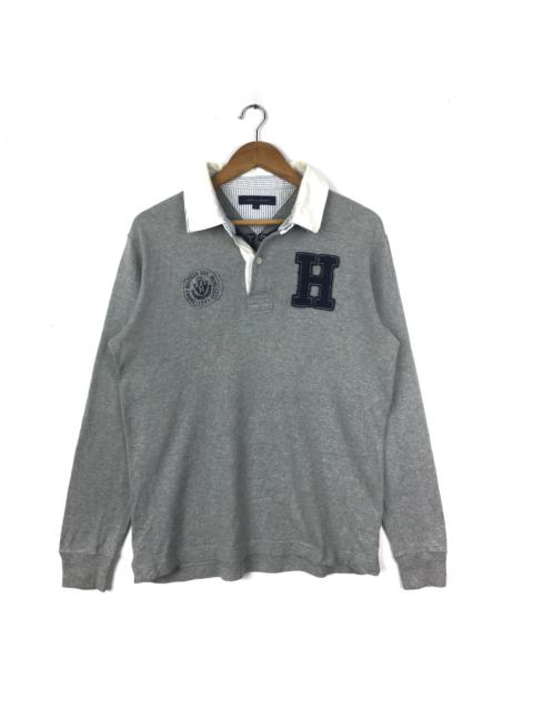 Other Designers Tommy Hilfiger - TOMMY HILFIGER SMALL LOGO POLOS LONG SLEEVE T-SHIRT