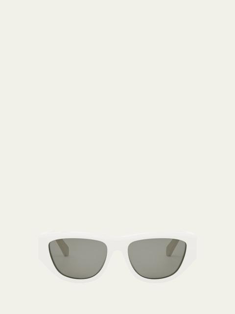 CELINE Monochroms Acetate Cat-Eye Sunglasses