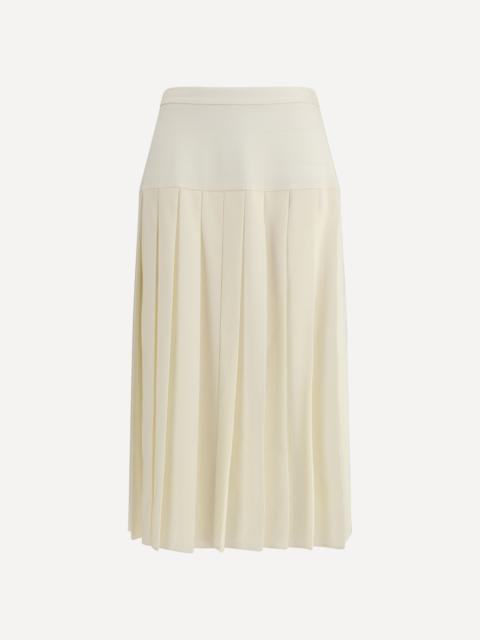 Alessandra Rich Pleated midi Skirt