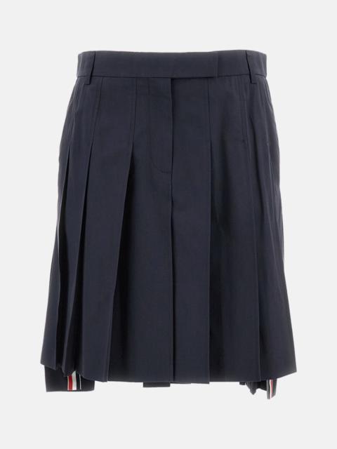 Thom Browne Thom Browne Women Cotton Pleated Skirt