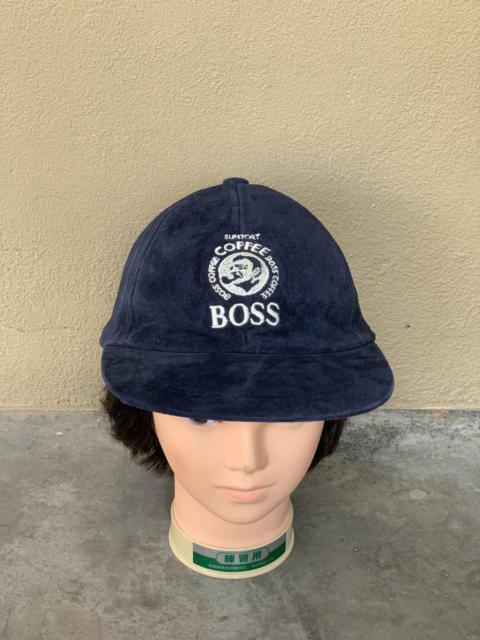 Other Designers Vintage - Vintage Sun faded Suntory Boss Coffee Velvet cap hat