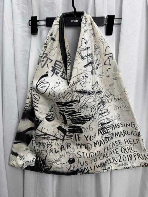 Maison Margiela Maison Margiela MM6 Graffiti Tote Bag