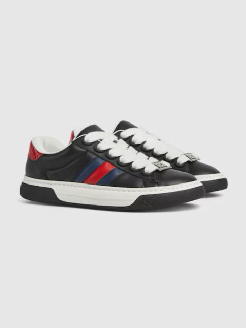 GUCCI Gucci Ace Web Trainer Sneakers