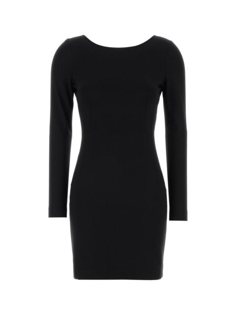 Dolce & Gabbana Black stretch viscose blend mini dress