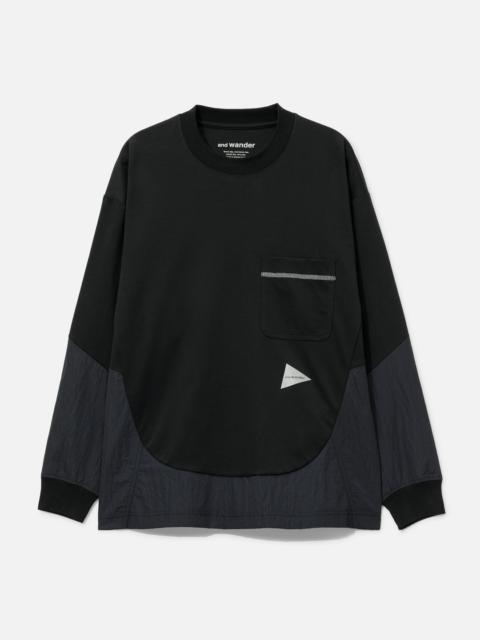 and Wander COMBI LONG SLEEVES T-SHIRT