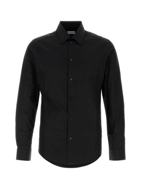 Burberry Burberry Men Black Poplin Shirt