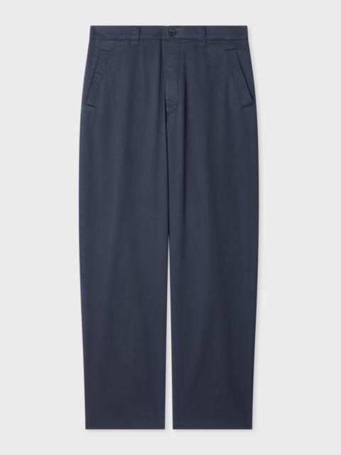 Paul Smith Navy Stretch-Cotton Chinos