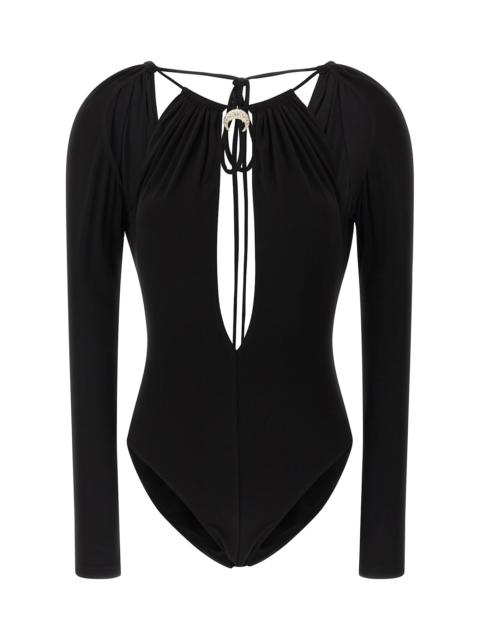 Marine Serre Jewel Pendant Bodysuit