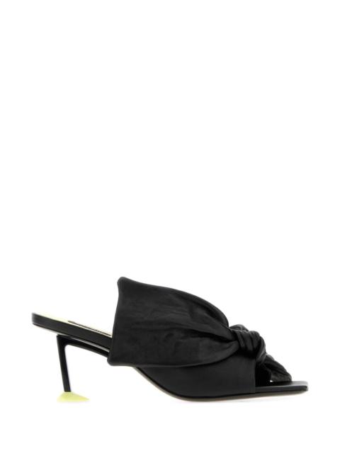 Givenchy Givenchy Women Black Leather Boudoir Mules