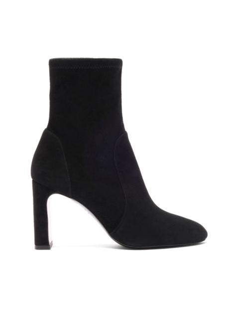 85mm block-heel ankle boots