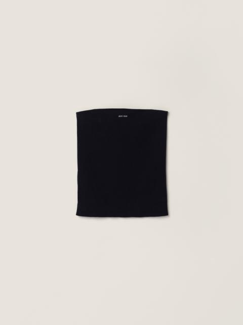 Miu Miu Cotton knit tube top